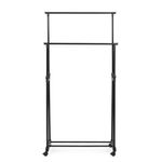 Casa si Gradina - Mobilier - Organizare si depozitare - Umerase si valeti - Suport haine otel negru Roald 80x42x90x160h - Infinity.ro