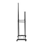 Casa si Gradina - Mobilier - Organizare si depozitare - Umerase si valeti - Suport haine otel negru Roald 80x42x90x160h - Infinity.ro
