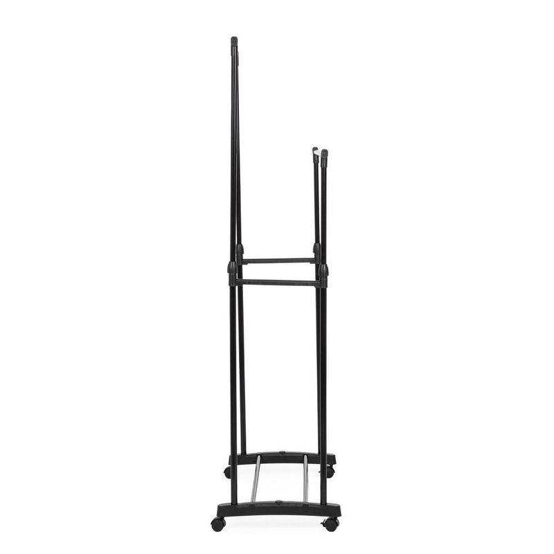 Casa si Gradina - Mobilier - Organizare si depozitare - Umerase si valeti - Suport haine otel negru Roald 80x42x90x160h - Infinity.ro
