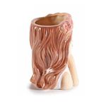 Casa si Gradina - Decoratiuni - Obiecte decorative - Vaze si boluri decorative - Vaza flori polirasina multicolora Fetita IIII 8,5 x 8 x 13 H - Infinity.ro