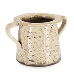 Casa si Gradina - Decoratiuni - Obiecte decorative - Vaze si boluri decorative - Vaza flori teracota maro bej Rune 22x16x15,5h - Infinity.ro