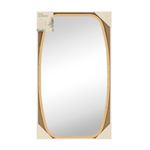 Casa si Gradina - Decoratiuni - Oglinzi - Oglinda perete bambus maro Desty 43.5x1.5x77 cm - Infinity.ro
