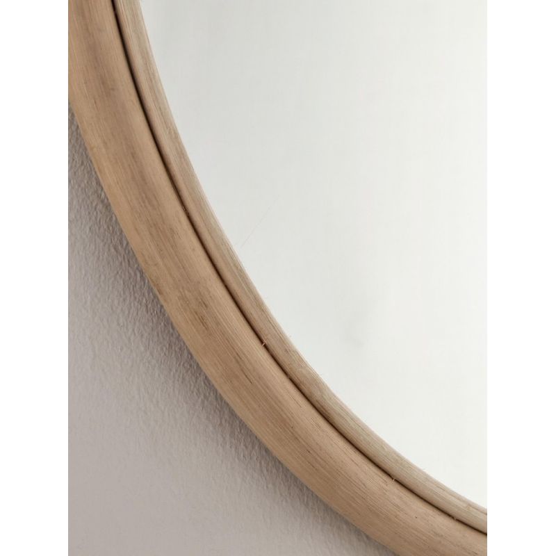Casa si Gradina - Decoratiuni - Oglinzi - Oglinda perete ratan artificial natur Mozambico 56 cm - Infinity.ro
