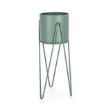 Casa si Gradina - Gradinarit si plante - Plante si ghivece - Ghivece si suporturi - Suport ghiveci flori otel verde Madelyn 23.5x53-57 cm - Infinity.ro