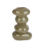 Casa si Gradina - Decoratiuni - Obiecte decorative - Vaze si boluri decorative - Vaza flori sticla verde maslin Sven 15x23 cm - Infinity.ro