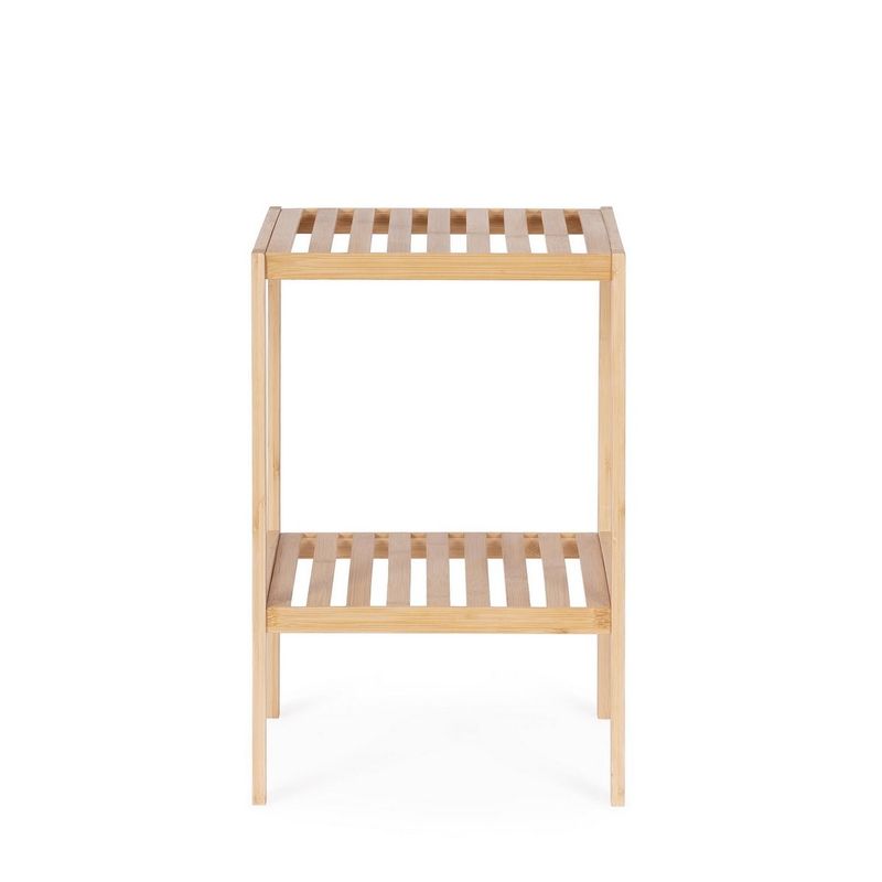 Casa si Gradina - Mobilier - Biblioteci si rafturi - Rafturi - Raft bambus natur Cayden 33x33x50 cm - Infinity.ro