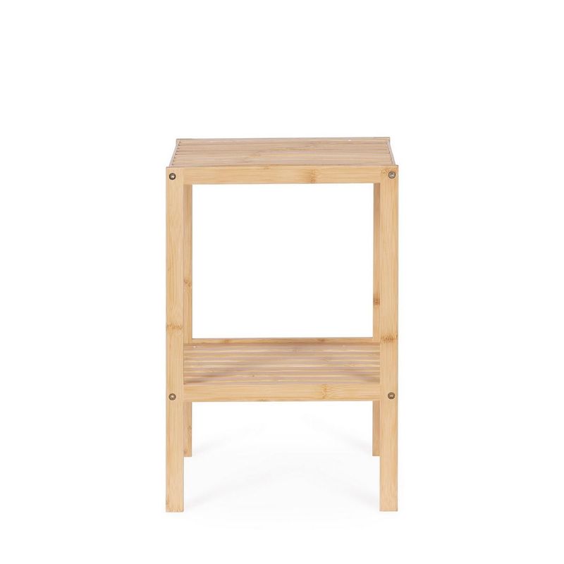 Casa si Gradina - Mobilier - Biblioteci si rafturi - Rafturi - Raft bambus natur Cayden 33x33x50 cm - Infinity.ro