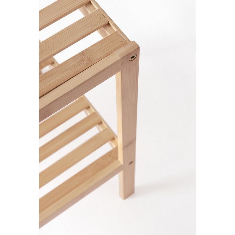 Casa si Gradina - Mobilier - Biblioteci si rafturi - Rafturi - Raft bambus natur Cayden 33x33x50 cm - Infinity.ro