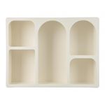 Casa si Gradina - Mobilier - Biblioteci si rafturi - Etajere - Etajera mdf alb crem 80x24x60 cm - Infinity.ro