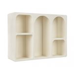 Casa si Gradina - Mobilier - Biblioteci si rafturi - Etajere - Etajera mdf alb crem 80x24x60 cm - Infinity.ro