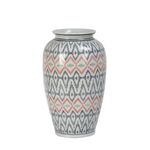Casa si Gradina - Decoratiuni - Obiecte decorative - Vaze si boluri decorative - Vaza portelan multicolor Congo 16.5x27 cm - Infinity.ro