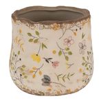 Casa si Gradina - Gradinarit si plante - Plante si ghivece - Ghivece si suporturi - Ghiveci flori ceramica multicolora Flower 11x10 cm - Infinity.ro