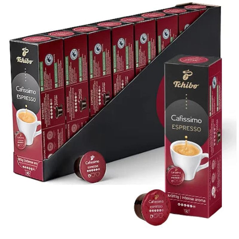 Electronice si Electrocasnice - Electrocasnice bucatarie - Preparare bauturi - Espressoare - Pachet Espressor Tchibo Cafissimo Pure cu 240 Capsule Cafea, 1 L, 15 bari, 1250 W, Bej (Beige) - Infinity.ro