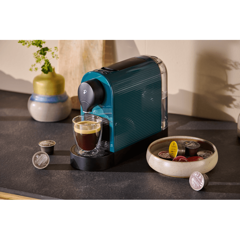 Electronice si Electrocasnice - Electrocasnice bucatarie - Preparare bauturi - Espressoare - Pachet Espressor Tchibo Cafissimo Pure cu 240 Capsule Cafea, 1 L, 15 bari, 1250 W, Bej (Beige) - Infinity.ro
