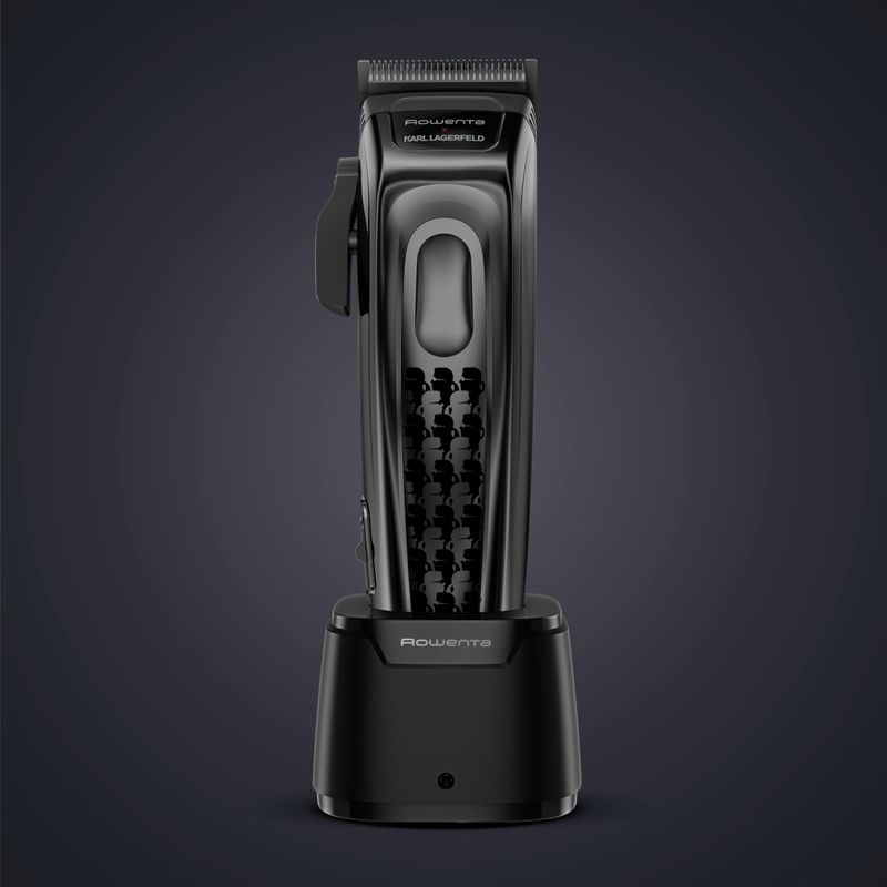 Ingrijire personala si Cosmetice - Aparate si accesorii ingrijire personala - Aparate de ras si tuns - Aparate de tuns - Aparat de tuns Rowenta x Karl Lagerfeld Barber Experience TN155LE0, 6500 rpm, autonomie 150 min, 6 piepteni ficsi, 6 - Infinity.ro