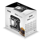 Electronice si Electrocasnice - Electrocasnice bucatarie - Mixere, tocatoare si roboti de bucatarie - Mixere - Mixer planetar Zass ZPSM 11, 7 L, 1500 W, 12 viteze, bol inox, functie Puls, Negru - Infinity.ro