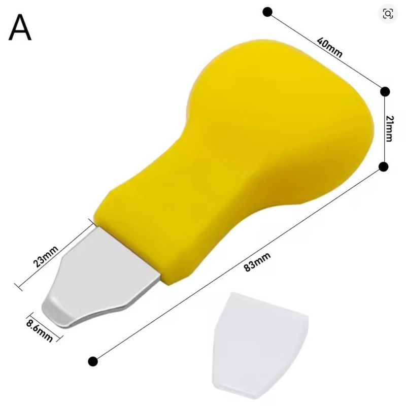 Auto si Moto - Reparatii si depanare - Scule auto - Scule si truse auto - Set 4 unelte desfacere carcase chei auto Techstar, lame metalice pentru telecomenzi si chei tip briceag, maner ergonomic - Infinity.ro