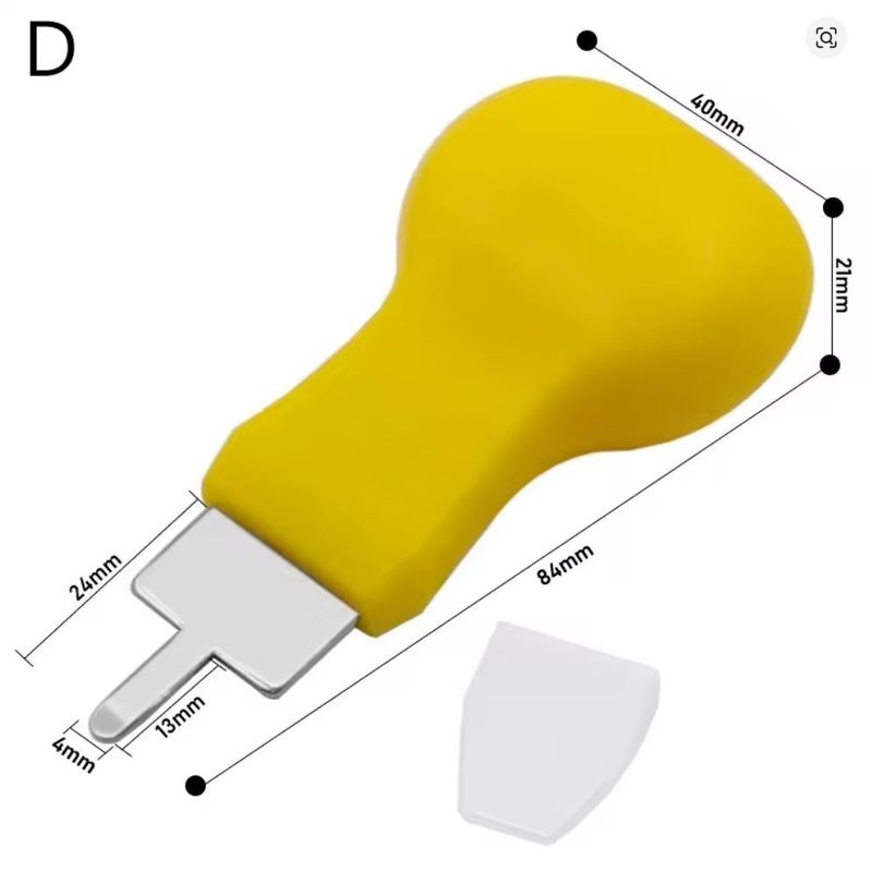 Auto si Moto - Reparatii si depanare - Scule auto - Scule si truse auto - Set 4 unelte desfacere carcase chei auto Techstar, lame metalice pentru telecomenzi si chei tip briceag, maner ergonomic - Infinity.ro