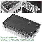 Auto si Moto - Reparatii si depanare - Scule auto - Scule si truse auto - Cutie sigurante auto Techstar, 12 circuite, 12-24V, max. 100A, LED avertizare, 24 sigurante incluse, auto, rulota, barca - Infinity.ro