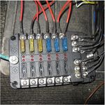 Auto si Moto - Reparatii si depanare - Scule auto - Scule si truse auto - Cutie sigurante auto Techstar, 12 circuite, 12-24V, max. 100A, LED avertizare, 24 sigurante incluse, auto, rulota, barca - Infinity.ro
