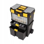 Casa si Gradina - Constructii - Depozitare, transport si protectie - Organizatoare si cutii scule - Carucior de scule cu 3 compartimente si organizer KraftDele KD1075, mobil pentru atelier, garaj si interventii rapide - Infinity.ro