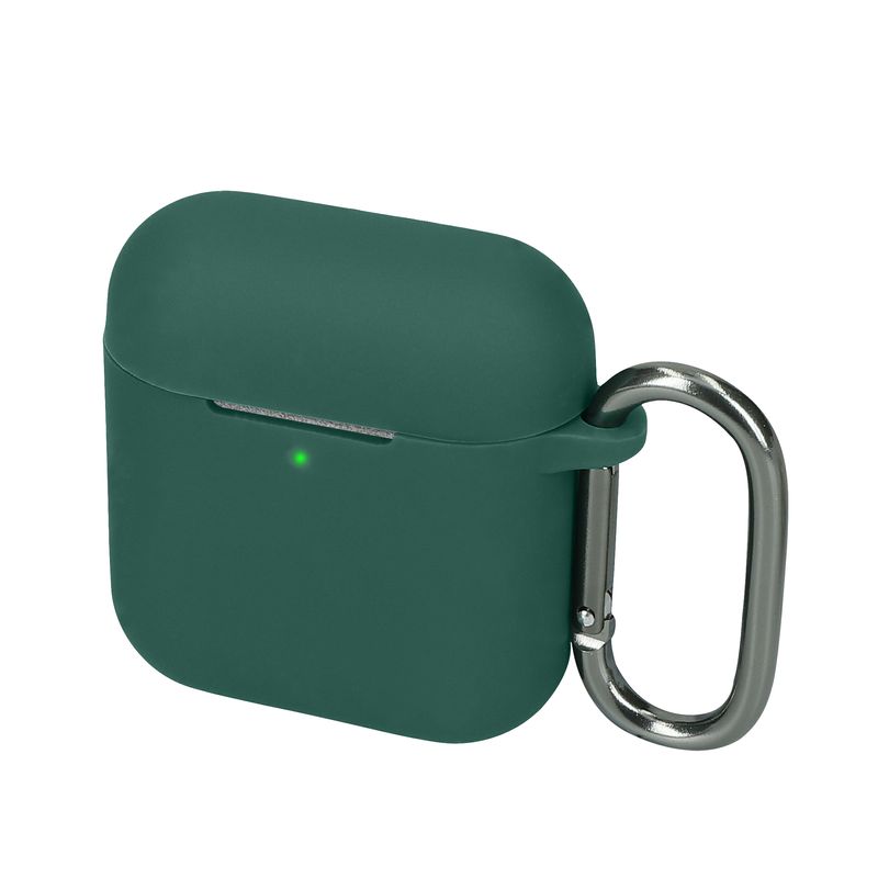 TV, Audio-Video si Foto - Portabile audio - Casti audio - Husa casti Kwmobile pentru Marshall Minor IV, Minor 4, protectie la zgarieturi, Silicon, verde - Infinity.ro