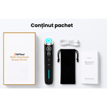 Ingrijire personala si Cosmetice - Aparate si accesorii ingrijire personala - Aparate cosmetice - Aparate intretinere si ingrijire corporala - Aparat pentru tratament facial Lumi Booster 4D, si 4 moduri, Microcurenti EMS, Booster, Air Shot, Derma Shot - Infinity.ro
