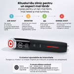 Ingrijire personala si Cosmetice - Aparate si accesorii ingrijire personala - Aparate cosmetice - Aparate intretinere si ingrijire corporala - Aparat pentru tratament facial Lumi Booster 4D, si 4 moduri, Microcurenti EMS, Booster, Air Shot, Derma Shot - Infinity.ro