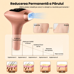 Ingrijire personala si Cosmetice - Aparate si accesorii ingrijire personala - Epilatoare si accesorii - Epilatoare - Epilator IPL, 9 Niveluri de Energie, Moduri HR/SC/RA, Capete Magnetice, Tehnologie de Racire, 999.999 Impulsuri - Infinity.ro