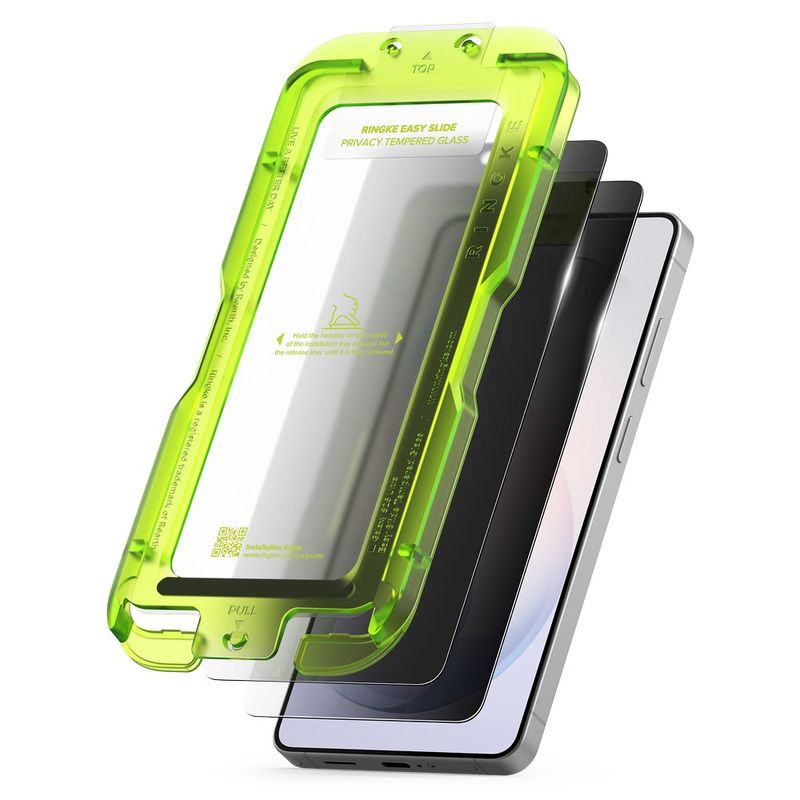 Laptop, Telefoane si Tablete - Telefoane mobile si accesorii - Accesorii Telefoane - Folii protectie telefoane - Folie pentru Samsung Galaxy S26 Ultra (set 2) - Ringke Easy Slide Tempered Glass - Privacy - Infinity.ro