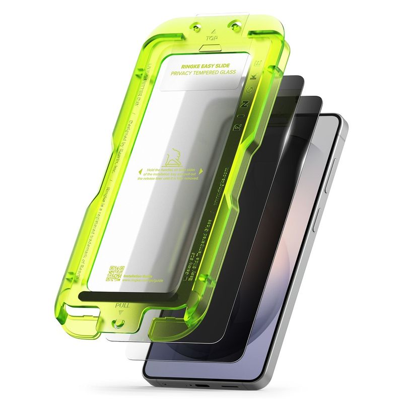 Laptop, Telefoane si Tablete - Telefoane mobile si accesorii - Accesorii Telefoane - Folii protectie telefoane - Folie pentru Samsung Galaxy S26 (set 2) - Ringke Easy Slide Tempered Glass - Privacy - Infinity.ro