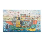 Jucarii, Copii si Bebe - Jucarii si jocuri - Jocuri si puzzle - Puzzle - Puzzle de observatie Sub apa 200 Piese cu poster si lupa Moulin Roty - Infinity.ro