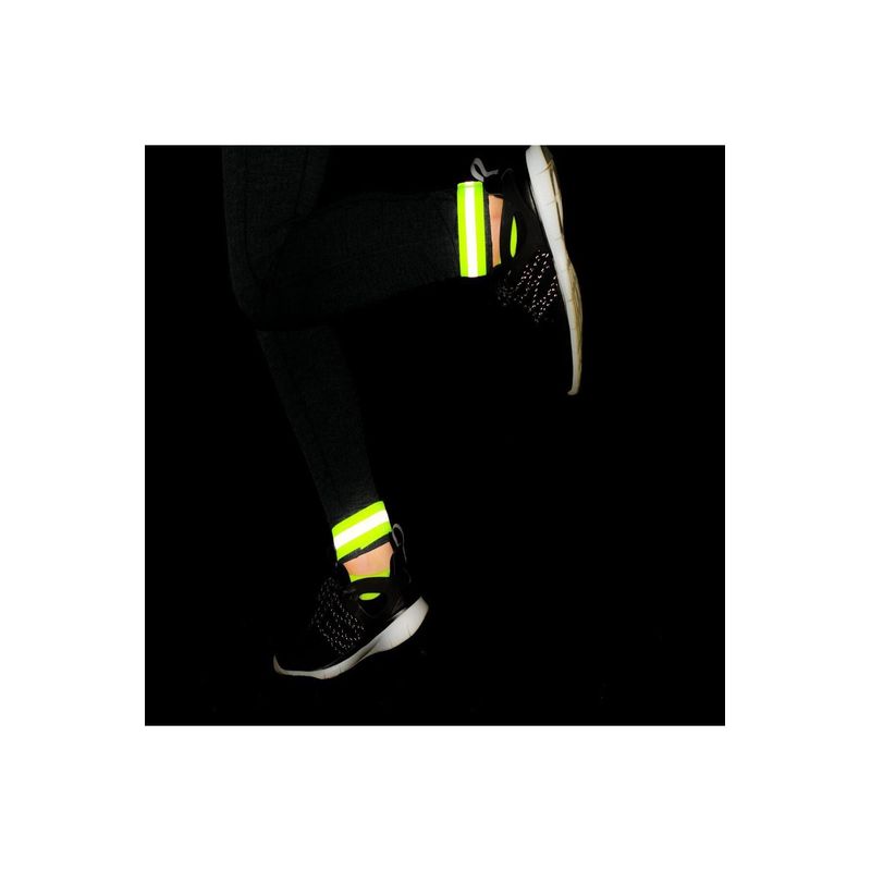 Auto si Moto - Moto - Accesorii moto si consumabile - Set de 4 benzi reflexive, elastice, cu inchidere Velcro si benzi reflexive puternice, bratari pentru alergat - Infinity.ro