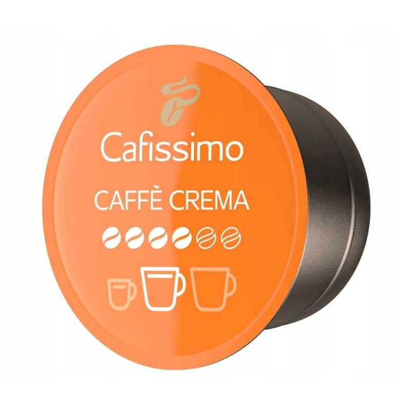 Market - Cafea si ceaiuri - Cafea - Capsule si paduri cafea - Capsule cafea Tchibo Cafissimo Caffè Crema Rich Aroma, intensitate 4/6, 80 buc., 600 g - Infinity.ro