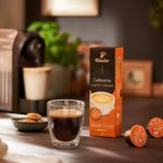 Market - Cafea si ceaiuri - Cafea - Capsule si paduri cafea - Capsule cafea Tchibo Cafissimo Caffè Crema Rich Aroma, intensitate 4/6, 80 buc., 600 g - Infinity.ro
