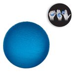 Sport si Outdoor - Fitness - Accesorii fitness - Mingi de fitness - Minge anti stres albastra de 5 cm, material flexibil pentru relaxare - Infinity.ro