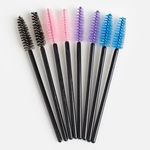 Ingrijire personala si Cosmetice - Machiaj - Aplicatoare si pensule machiaj - Set de periute pentru sprancene multicolor 8 buc - Infinity.ro