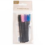 Ingrijire personala si Cosmetice - Machiaj - Aplicatoare si pensule machiaj - Set de periute pentru sprancene multicolor 8 buc - Infinity.ro