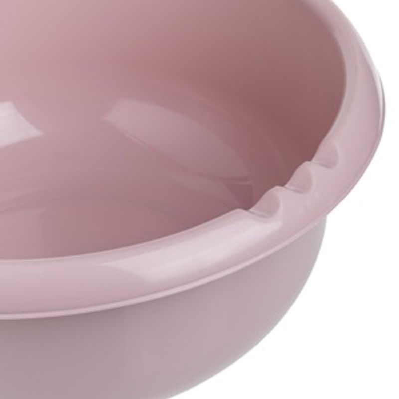 Market - Curatenie si intretinere casa - Produse menaj - Galeti si ligheane - Lighean Rotund din Plastic Roz cu Manere Integrate - Infinity.ro