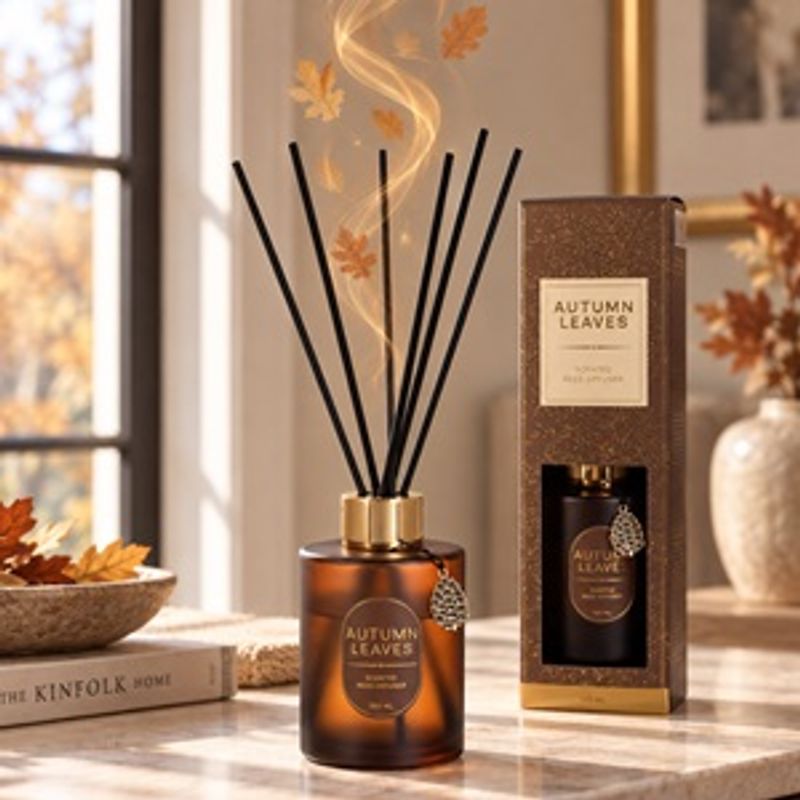 Casa si Gradina - Decoratiuni - Aromaterapie si lumanari - Odorizante camera - Odorizant de Camera cu Betisoare Aroma Autumn Leaves 100ml - Infinity.ro