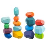 Jucarii, Copii si Bebe - Jucarii si jocuri - Jucarii & jocuri educative - Jucarii interactive - Pietre, blocuri de lemn - 16 buc. - Infinity.ro