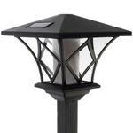 Casa si Gradina - Corpuri si surse de iluminat - Iluminat exterior - Lampi solare - Lampa solara pentru gradina, model felinar, extensibila, 1.7 x 57 - 155 cm - Infinity.ro