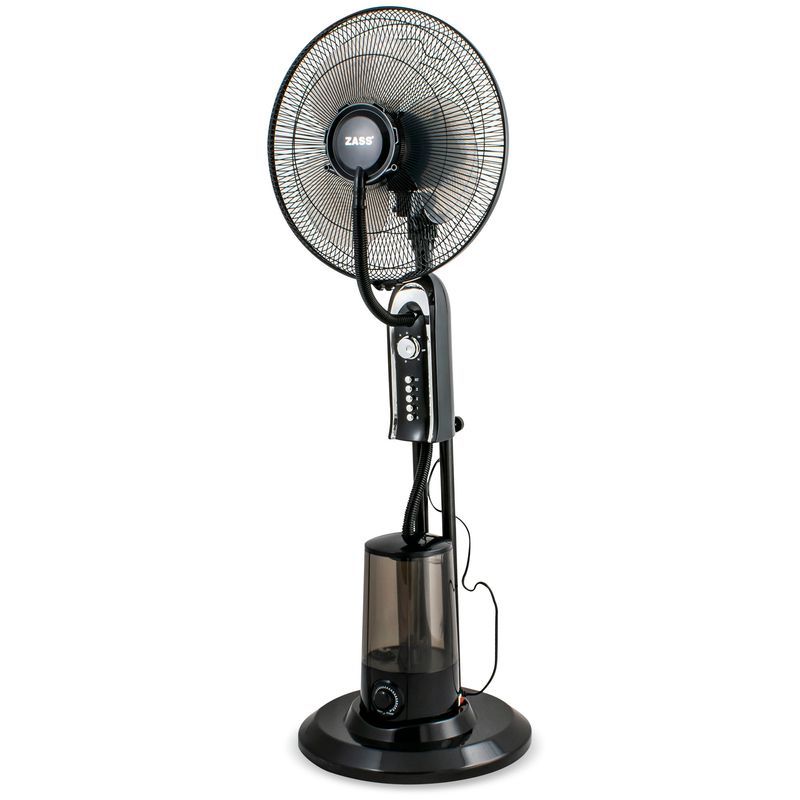 Casa si Gradina - Termice - Climatizare si ventilatie - Ventilator cu pulverizare apa Zass ZMF 01, negru - Infinity.ro