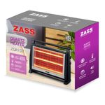 Casa si Gradina - Termice - Climatizare si ventilatie - Radiator tip Quartz ZASS ZQH 07, negru - Infinity.ro