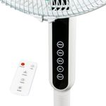 Casa si Gradina/Termice/Climatizare si ventilatie - Ventilator cu picior ajustabil si telecomanda Zass ZFTRA 1609, alb - Infinity.ro