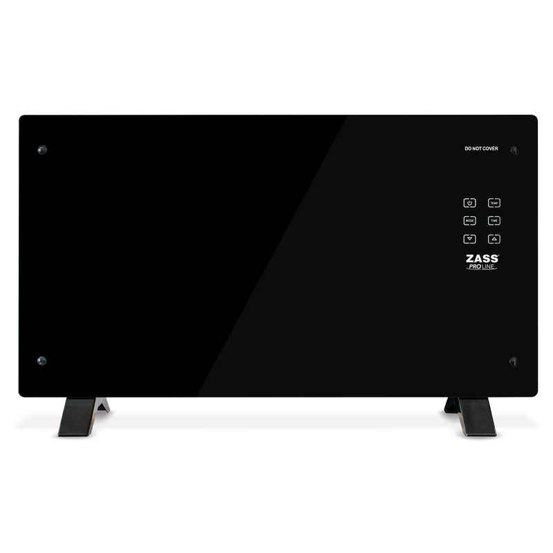 Casa si Gradina - Termice - Climatizare si ventilatie - Convector sticla Electric Zass ZKG 02 BR, negru - Infinity.ro