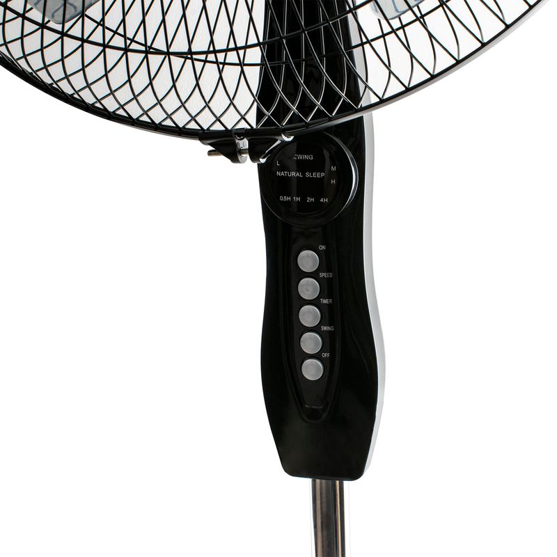 Casa si Gradina - Termice - Climatizare si ventilatie - Ventilator cu picior,timer si telecomanda Zass ZFTR 1615, negru - Infinity.ro