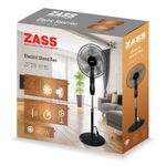 Casa si Gradina - Termice - Climatizare si ventilatie - Ventilator cu picior,timer si telecomanda Zass ZFTR 1615, negru - Infinity.ro