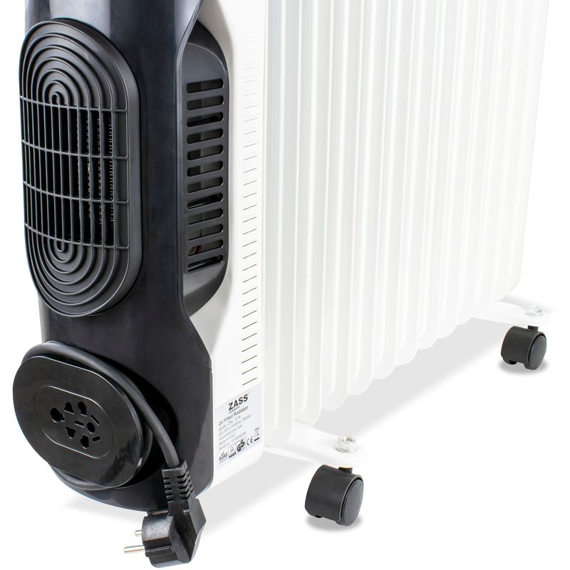 Casa si Gradina - Termice - Climatizare si ventilatie - Calorifer electric cu ulei Zass ZRL 13 N, alb-negru - Infinity.ro