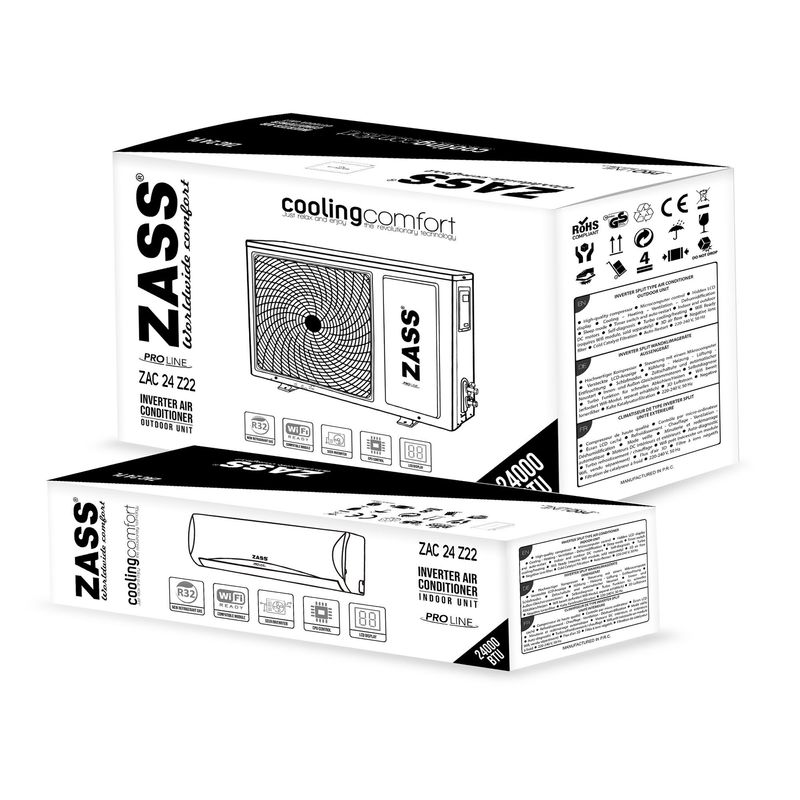 Casa si Gradina - Termice - Climatizare si ventilatie - Aparat de Aer Conditionat ZAC 24 Z22, alb - Infinity.ro